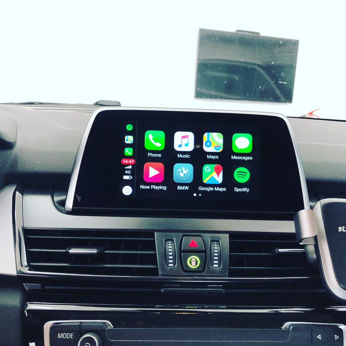 BMW 225xe Nachgerüstet: kabelloses original Apple CarPlay im Fullscreen mit Freischaltcode. ✅ Kein Abo - Lebenslang Apple CarPlay… Bild 3