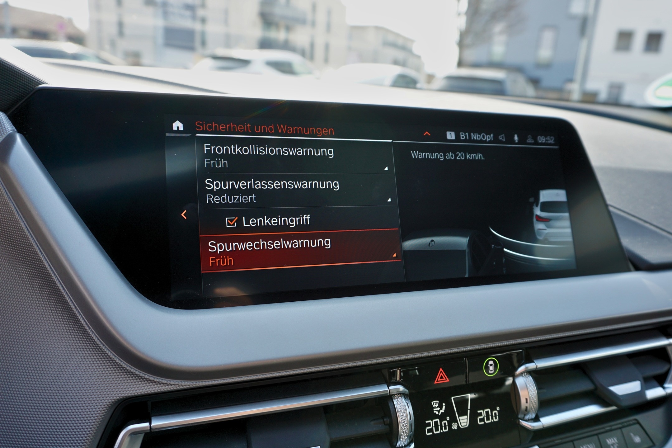 BMW 1er F40 - Nachrüstung Spurwechselwarnung, Totwinkelassistent, Außenspiegelpaket SA430 mit Anklappfunktion, Fahrerseite automa… Bild 7